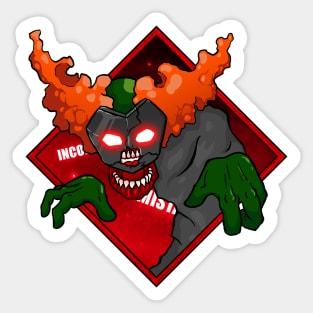 Madness combat Raging Tricky the clown Sticker